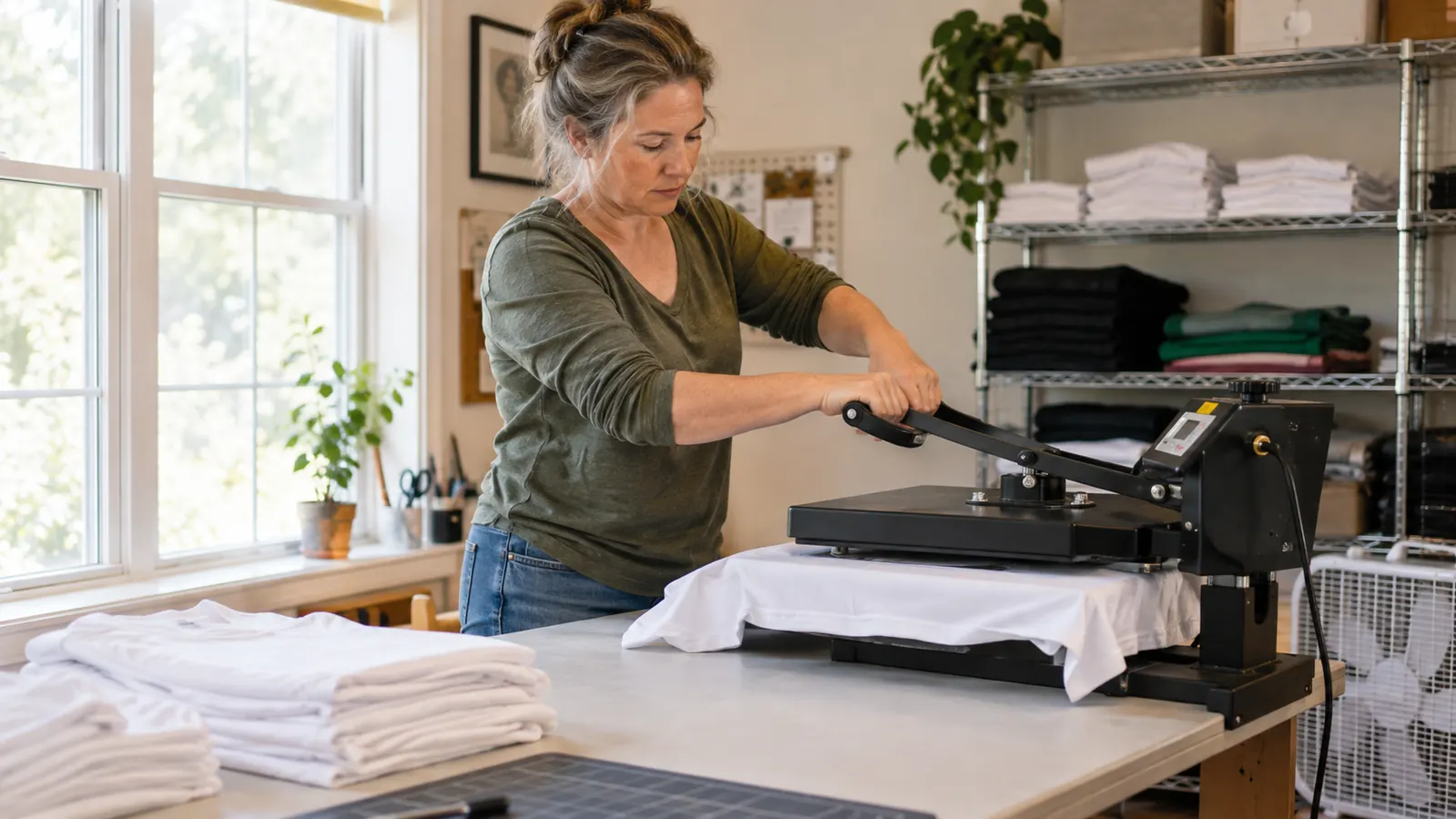 Fancierstudio 15x15 vs a Swing-Away Heat Press