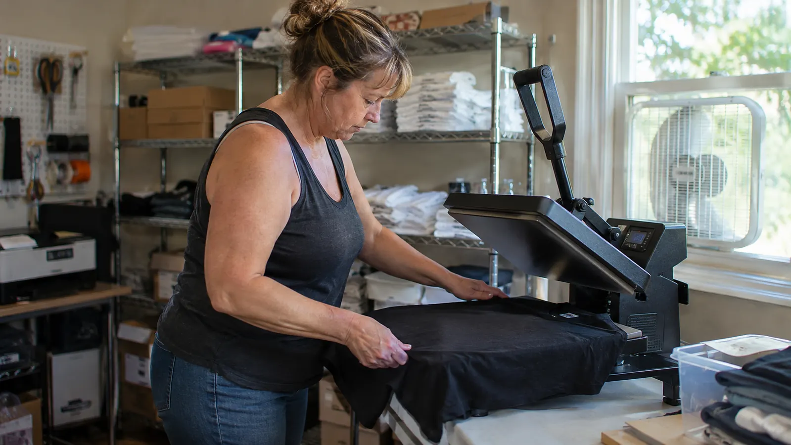 How to Layer Heat Transfer Vinyl on a Shirt